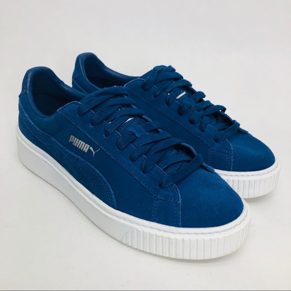 Puma Shoes - Puma NEW basket platform leather snickers size 8